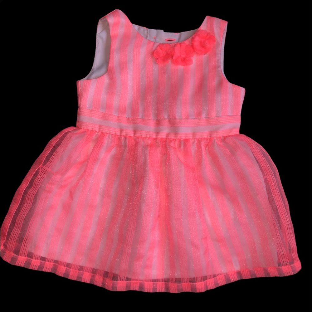 Cat & Jack Neon Pink Dress (12mo)